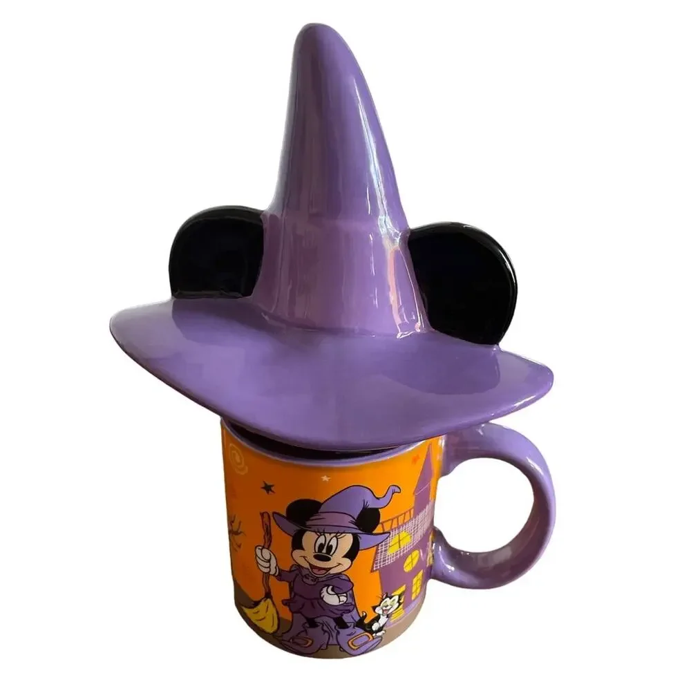 Minnie Mouse Halloween Mug‎ with top